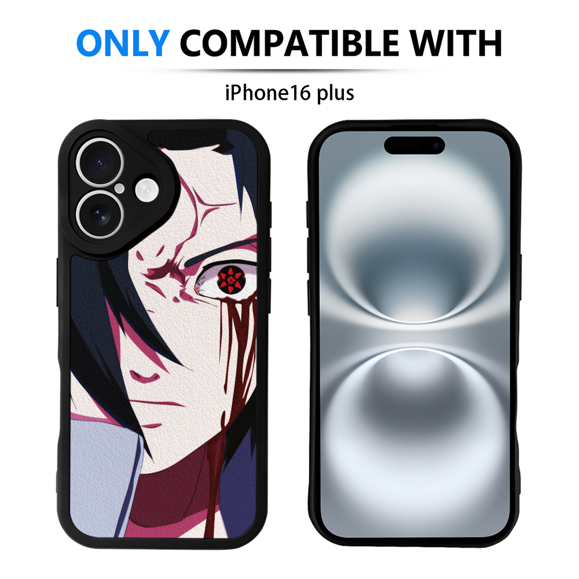 （画像用） NARUTO -ナルト- NARUTO -ナルト- 疾風伝 【iPhone 16シリーズ対応】シリコンスマホケース（レザー調） 材質：シリコン